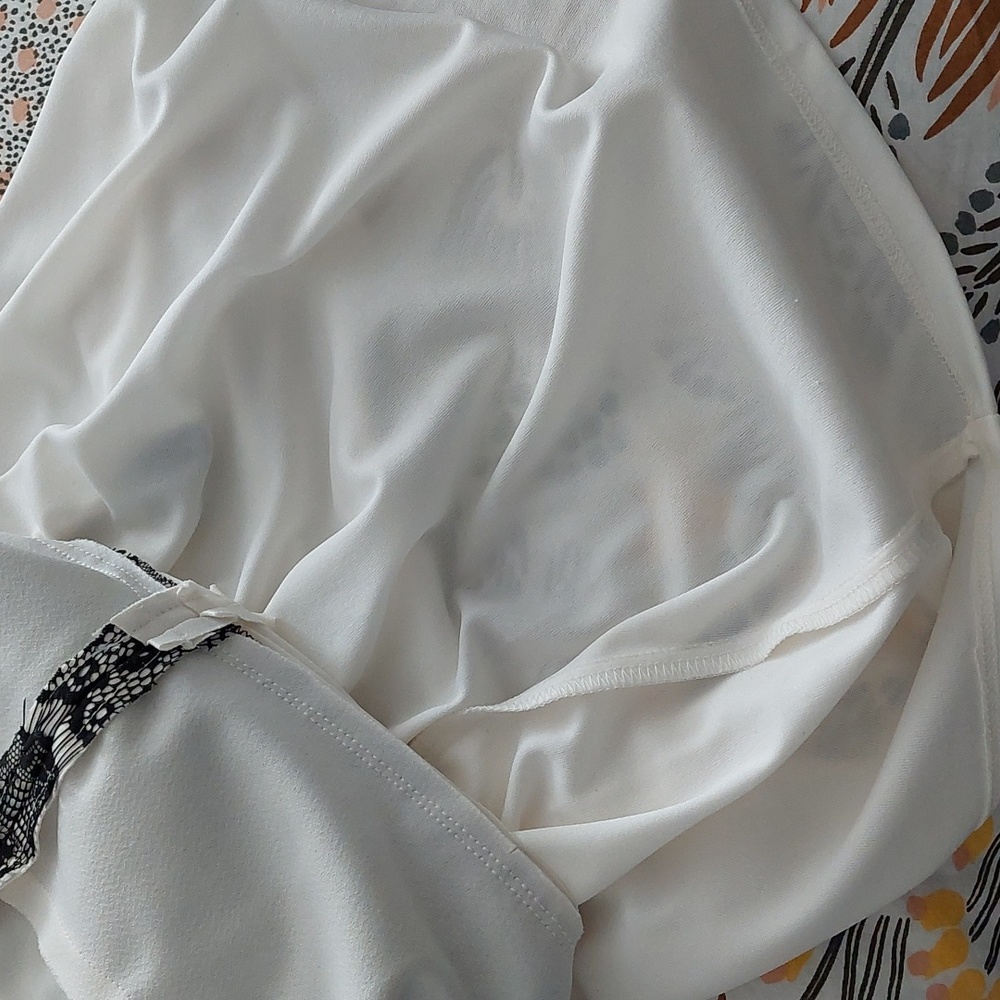 NWT Jax cocktail dress, white with black lace, Size 14 - Picture 7 of 9